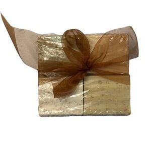 Bath & Body Works vintage 4-soap set w/ clay slab, eucalyptus kiwi poppy mint